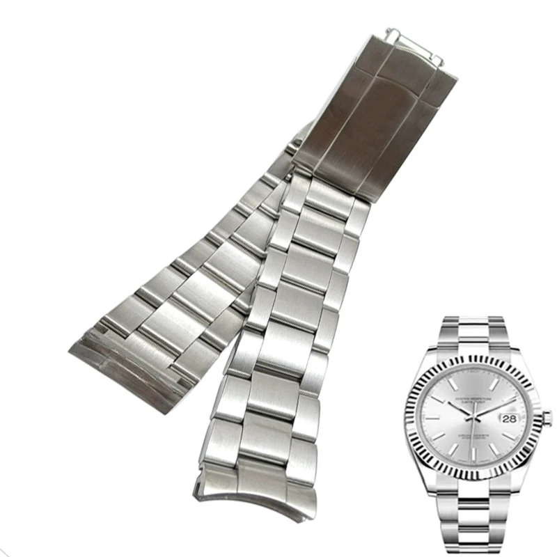 

Ремешок для часов Rolex Oyster Perpetual Datejust DAYTONA SUBMARINER, роскошный мужской браслет из нержавеющей стали 904L, 20 мм, 21 мм