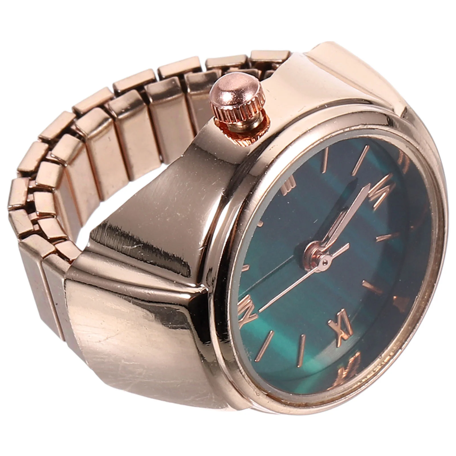 

Finger Watch Rings Mini Modern Ring Design Watch Hands Precise Timekeeping Stylish Practical Gift Finger Watches