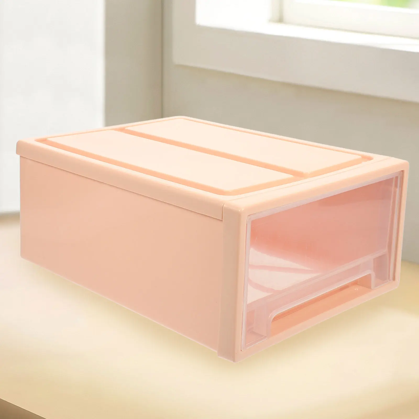 Desk Organizer Drawer Design Clear Plastic Storage Box Makeup Holder Storage Desktop Organizer for Office Bathroom