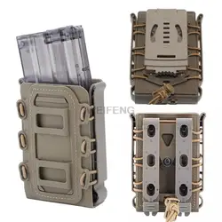 Tactical 5.56mm 7.62mm Molle Magazine Pouch for AR15 M4 AK series Fast Mag Pouch Quick Release Mag Case Box Hunting Accessories