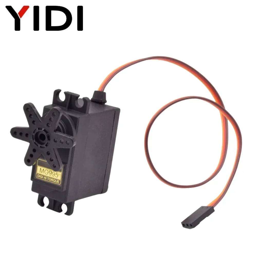 2/4pcs 180 360 MG995 Arduino Metal Gear 995 RC Car Servo Motor High Speed Torque Servomotor Toys Truck Robot Helicopter Aircraft view 2