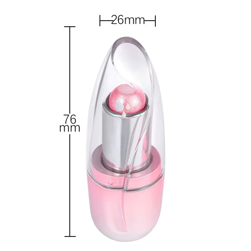 Sandwich Jelly Glitter Lipstick Diamond Shiny Moisturizing Solid Lip Gloss Long Lasting No-stick Cup Pearl Sexy Lip Balm Makeup