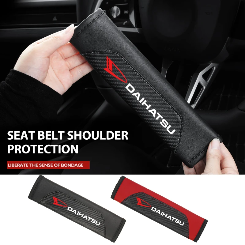 Protector de Cinturón de Seguridad para Automóvil, 1/2 Piezas, para Daihatsu Move, Terios, YRV, Sirion, Mira, Materia, YRV