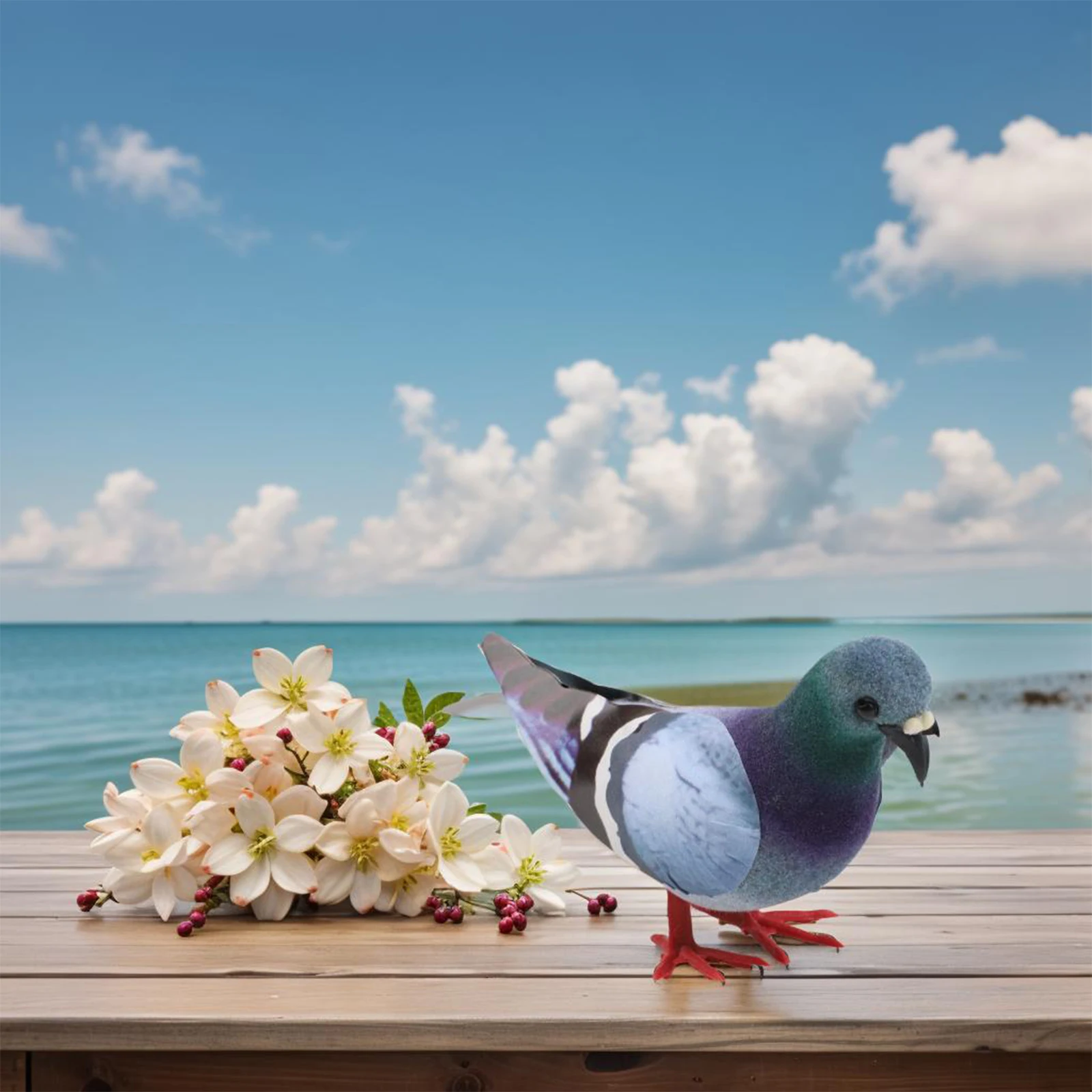 Model Simulation Pigeon 1pcs Artificial Educational Toys Fake Festive Imitation Bird Pigeon Model High Quality