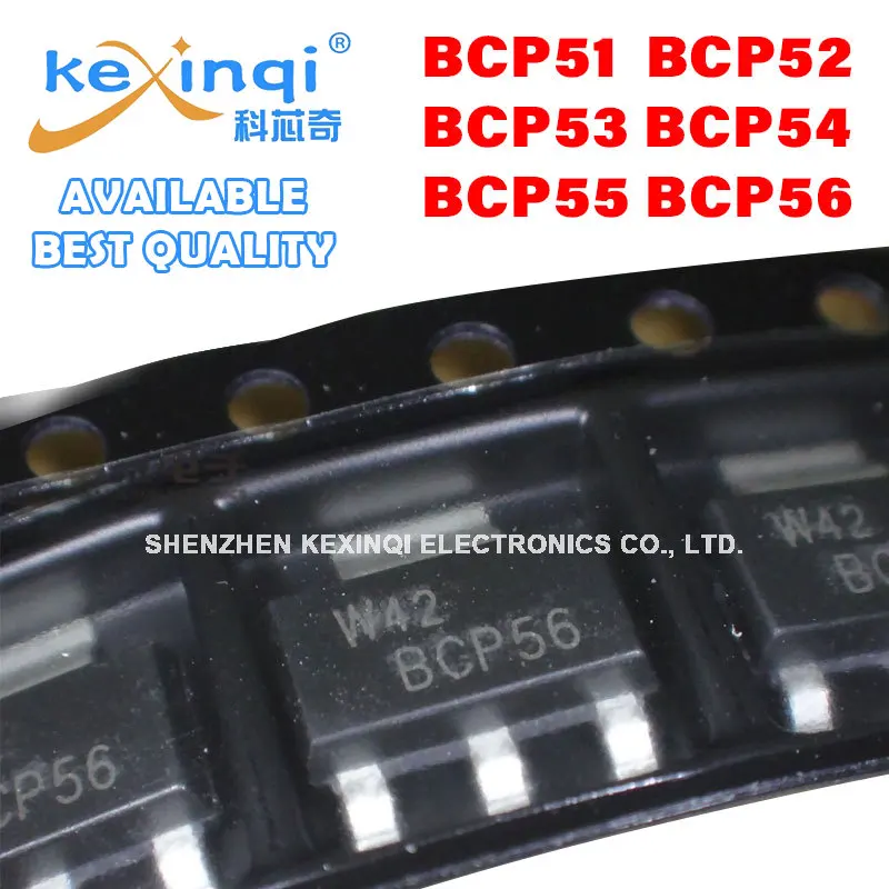 10pcs/lot BCP51 BCP52 BCP53 BCP54 BCP55 BCP56-16 Power Transistor SMD SOT223