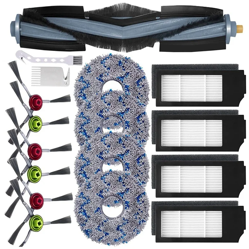 ملحقات AC66 لـ Ecovacs DEEBOT X1 Omni، قطع غيار للمكنسة الكهربائية Ecovacs Deebot X1 Turbo