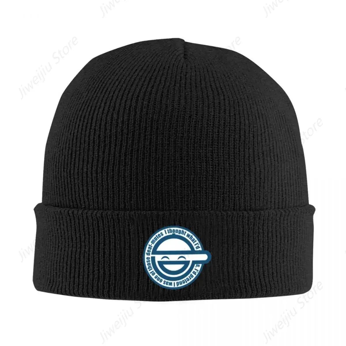 The Laughing GHOST IN SHELL-STAND ALONE COMPLEX Beanie Winter Hats for Men and Women Knitted Cap Daily Baseball Cap