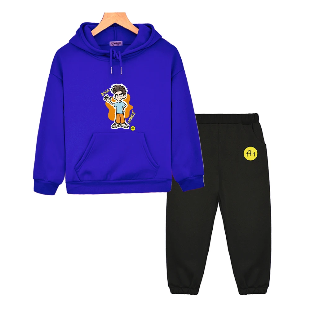 А4 Иохалденнн Hoodie Anak-anak Иоха4 Kaus Musim Gugur Pakaian Bayi Laki-laki Setelan Kasual Pullover Remaja Perempuan Pakaian Set Celana Atasan