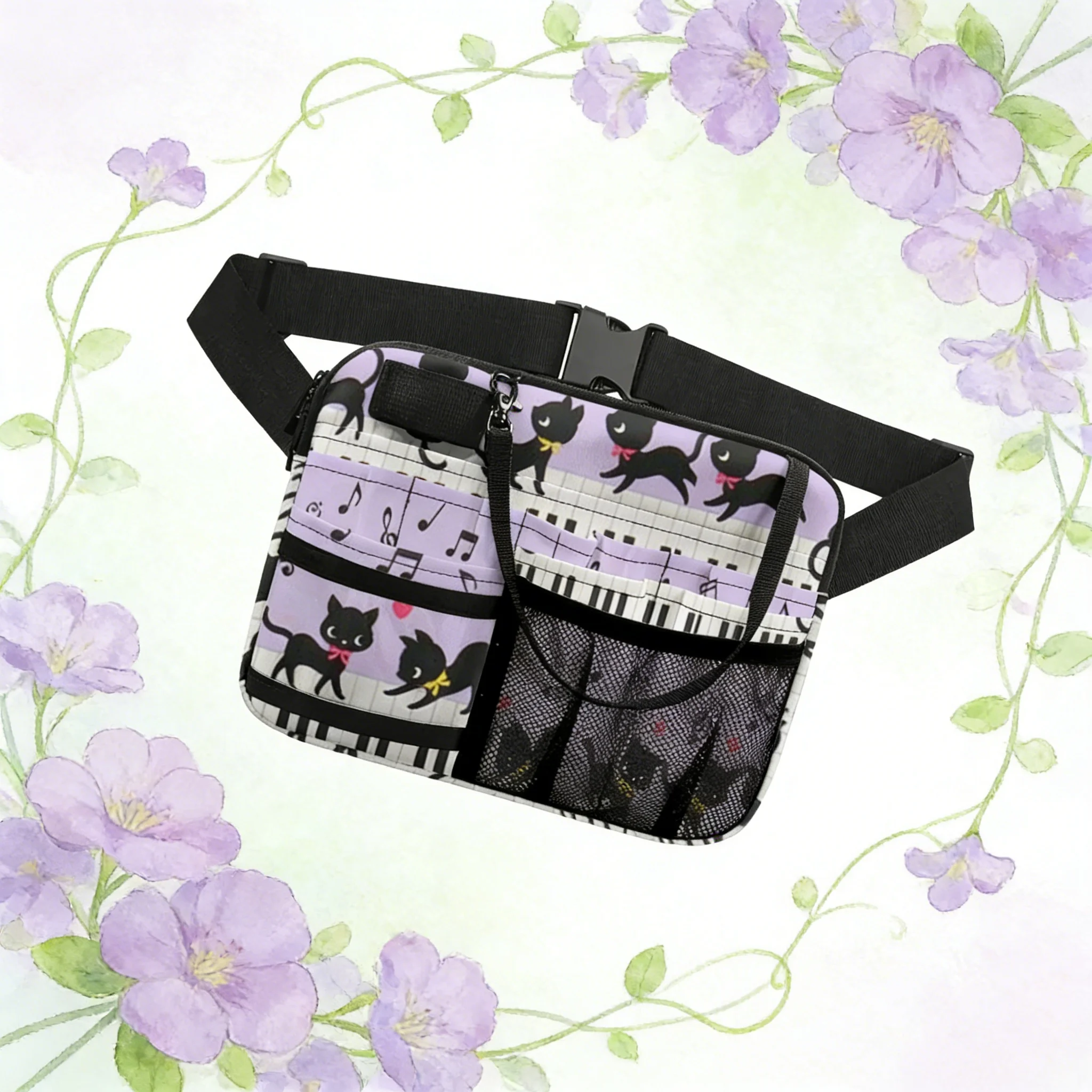 Image 4: Sac banane infirmière couleur pastel avec imprimé médical mignon pour usage quotidien