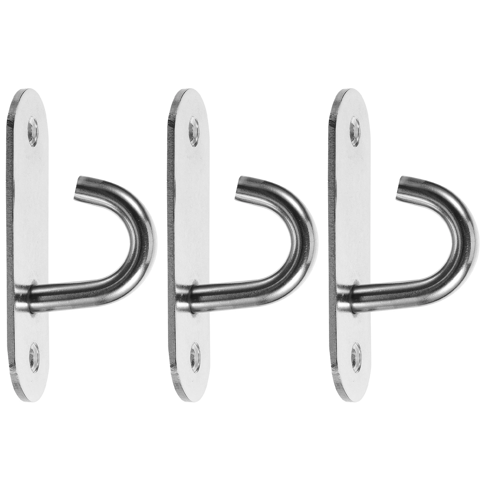 

3 Wall Anchors Resistance Bands Stainless Steel Hooks Gym Training Home Use Ceiling Mount 4x30 Screws Yoga Strap Fixing Hanger