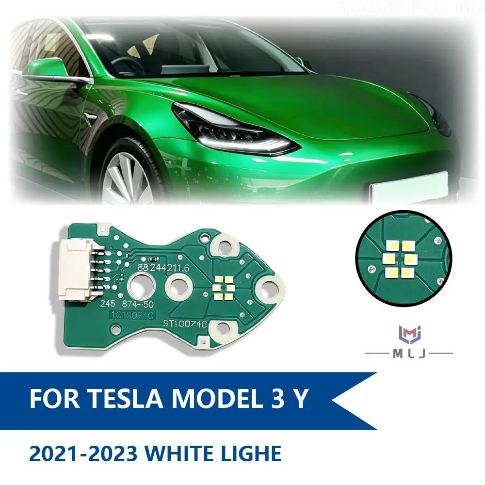 

Light Source Chip For 2021-2023 Tesla Model 3 Model Y Car Headlight DRL Light Source Board White Light DRL Chip Car Accessories