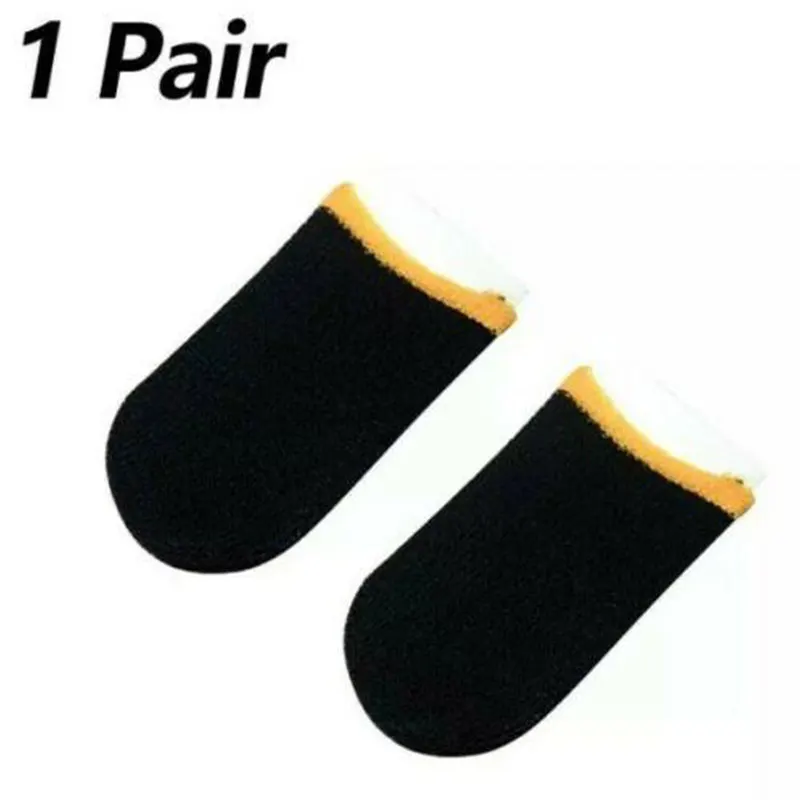 1 쌍 게임 손가락 소매 통기성 슈퍼 얇은 땀 방지 손끝 PUBG 모바일 게임 터치 스크린 손가락 침대 커버