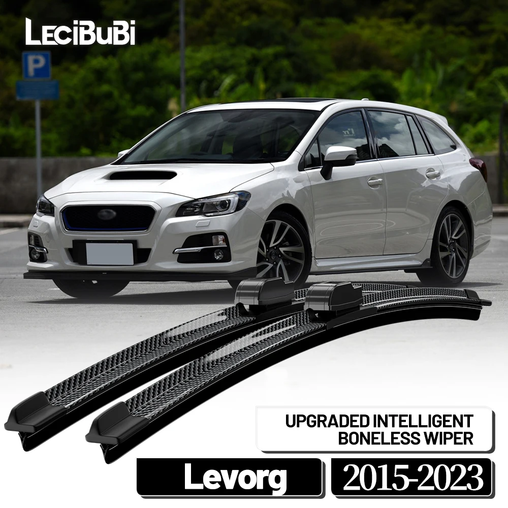 For Subaru Levorg 2015-2023 2016 2017 2018 2019 2020 2021 2022 2pcs Front Windshield Wiper Blades Windscreen Wipers Carbon Fibre