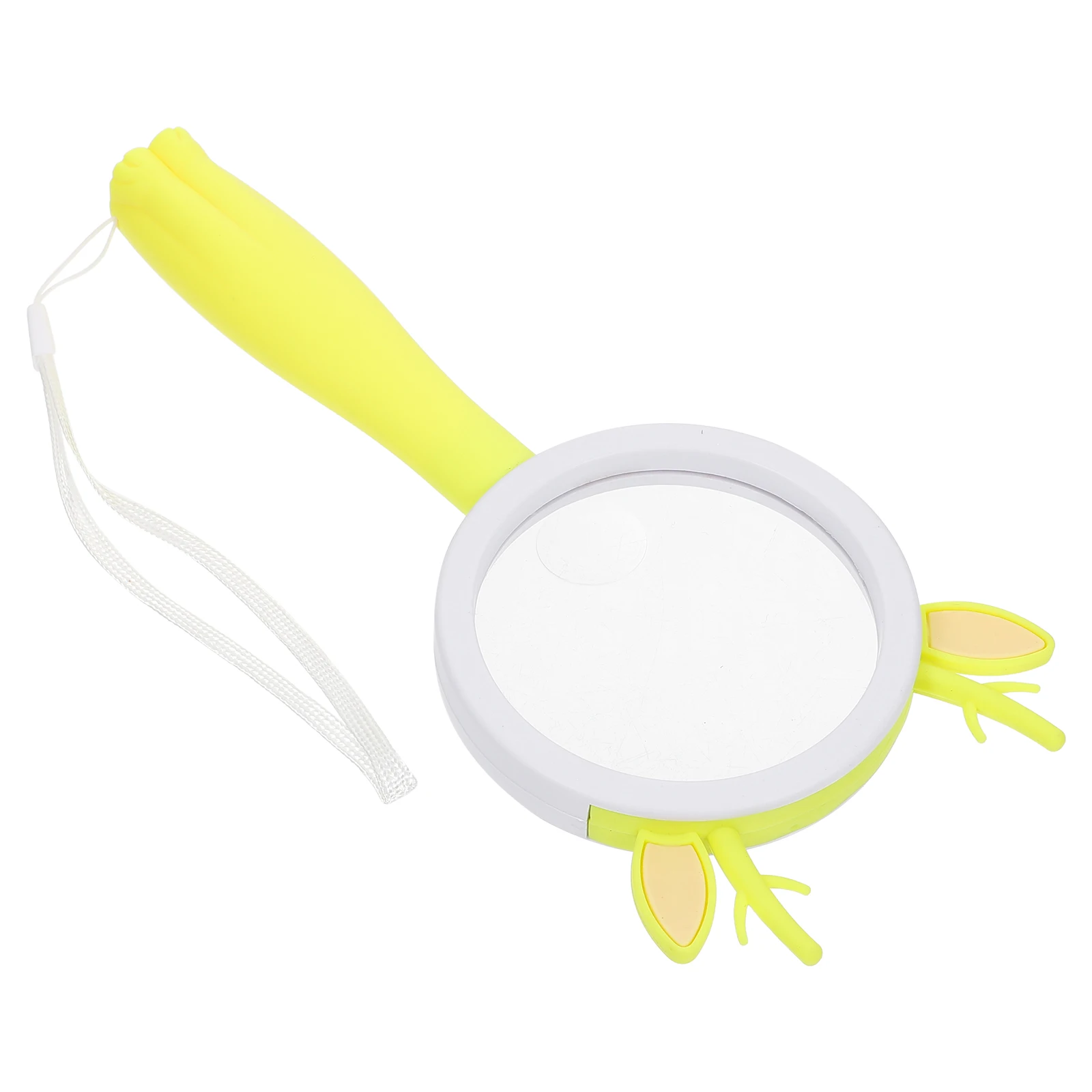 

Animal Magnifying Glass Toys Portable Handheld Kids Lens Durable ABS Acrylic Yellow Teaching Magnifier For Students