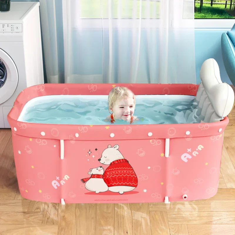 Folding Bathtub Baby Bath Tub Prop Collapsible Large Size Folding Bathtubs Adults Portable Banheira Adulto Banera Para Bano Bebe