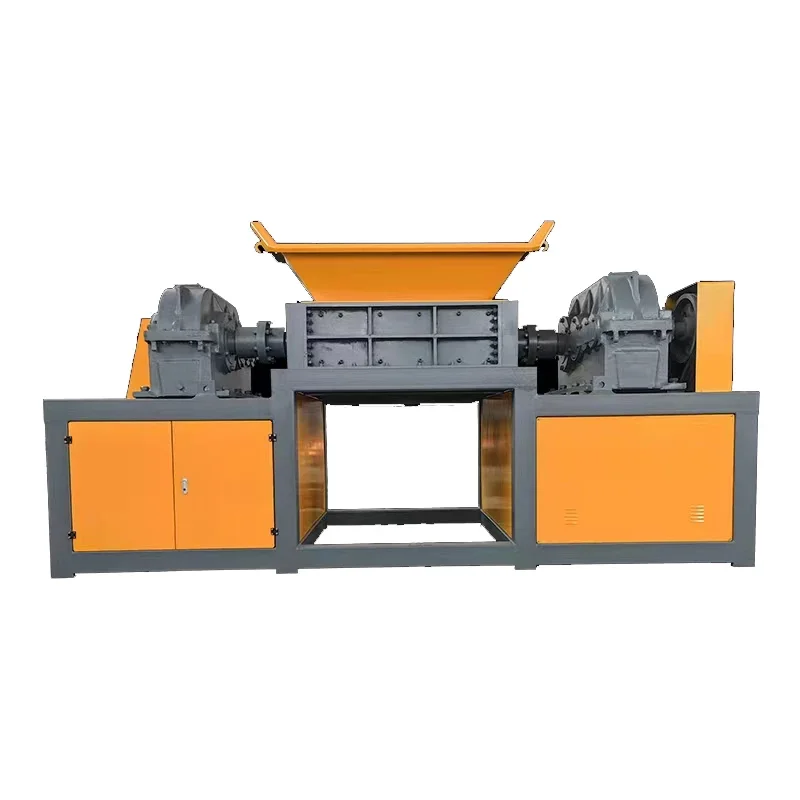 

Double 17000 1000kg/h Wood Grass Leaf Paper Plastic Shredder Plastic crusher Recycled Pp Shredding Machinery PLC