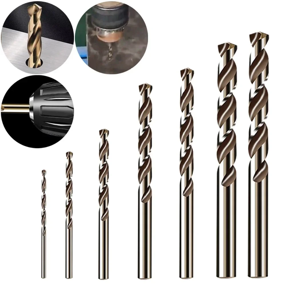 5pcs/set HSS M35 Cobalt Drill Bit 1-4mm For Stainless Steel Metal Wood Hole Cutter 1mm / 1.5mm / 2mm / 2.5mm / 3mm /3.5mm/ 4mm