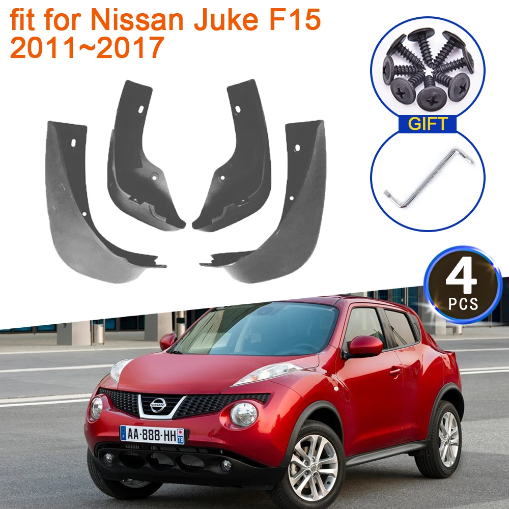 

For Nissan Juke F15 Infiniti ESQ 2011 2012 2013 2014 2015 2016 2017 Mudflaps Mudguards Splash Guards Fender Flare Accessories