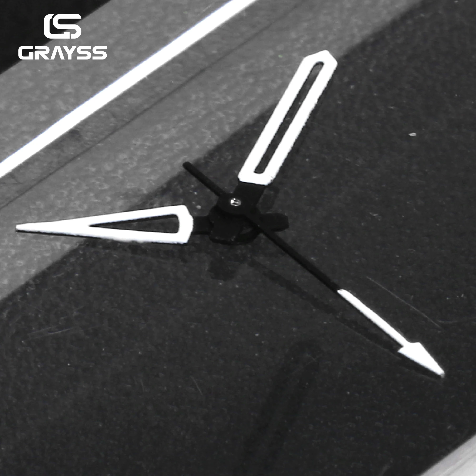 GRAYSS Zeigersatz, blaue, leuchtende Skelett-Zeiger für NH35/Miyota-Uhrwerk, DIY-Mod-Teile, mechanischer Uhr-Ersatz – Detail 4
