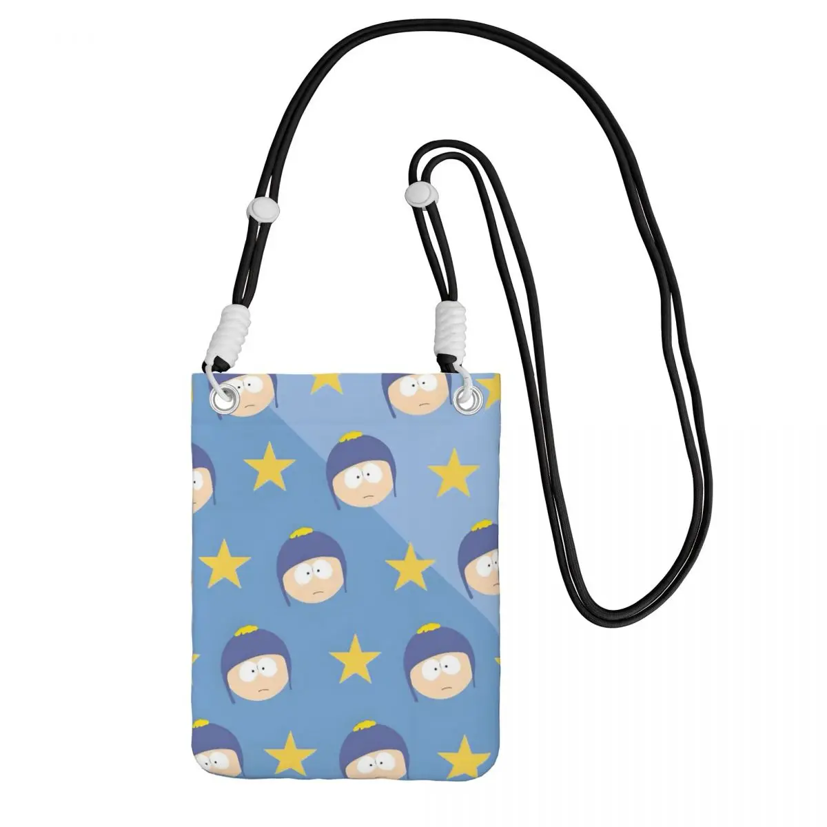 

Custom S-South Park Mobile Phone Bag Women Men Cartoon Anime Shoulder Crossbody Bag Amusement Park Detachable Shoulder Strap