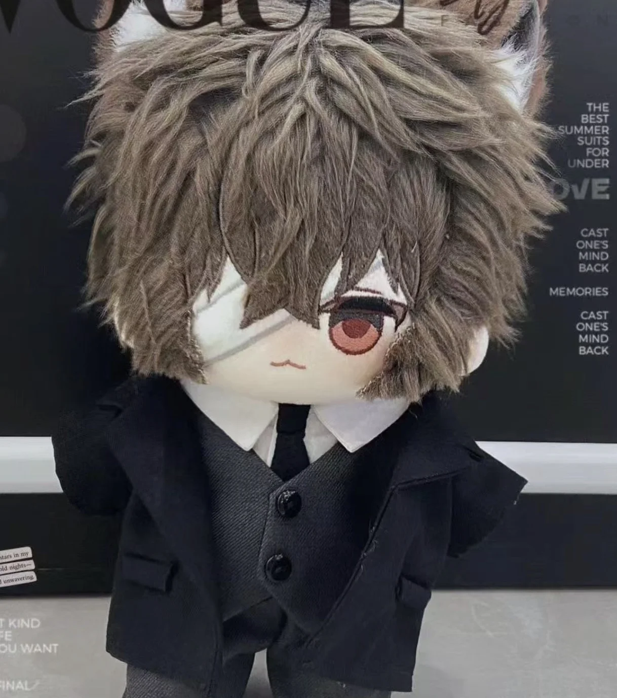 Peluche Bungo Stray Dogs, personnages de bandes dessinées, cosplay, poupées en coton, modules trempés formels, jouets Seton, cadeau du Nouvel An, 20cm