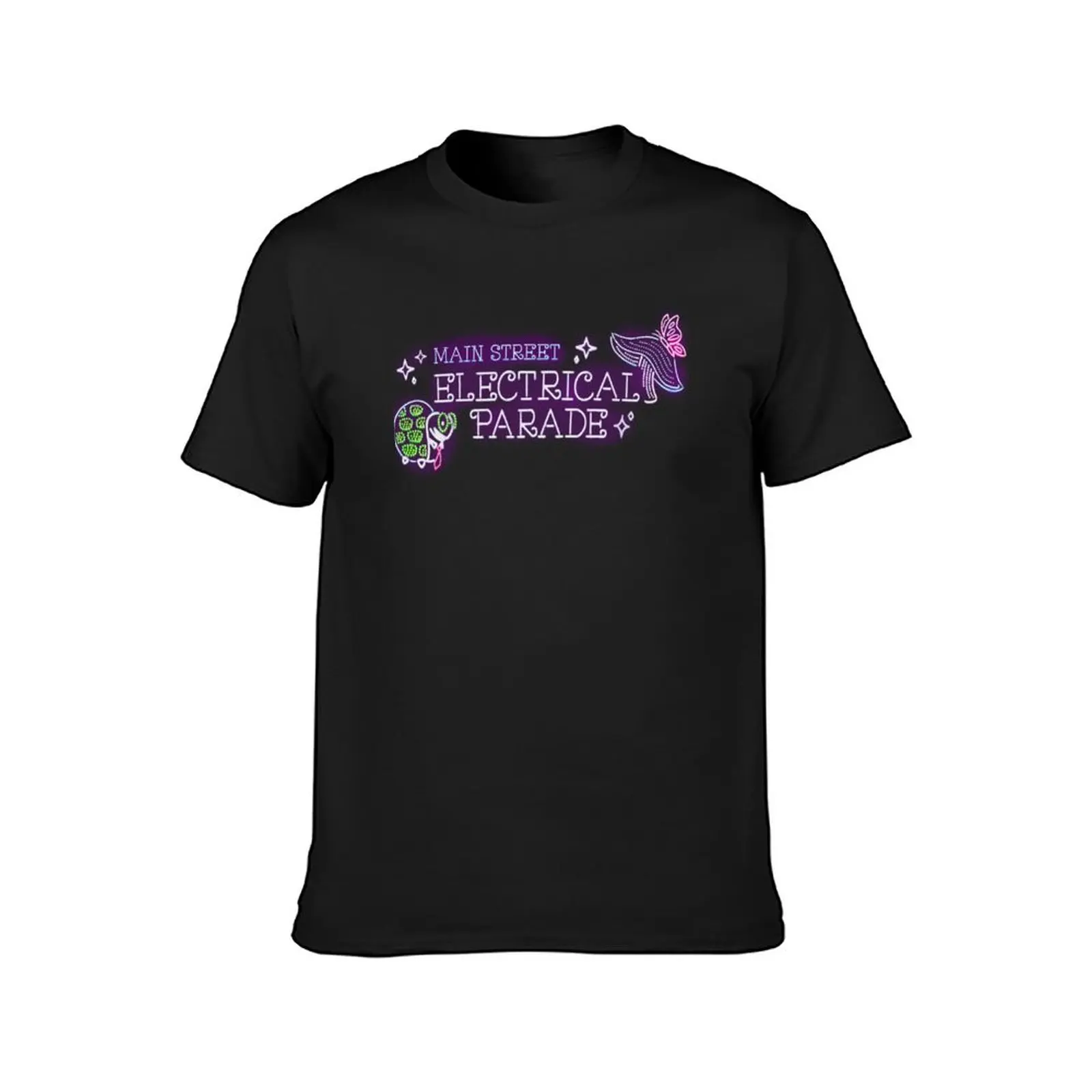 Mainstreet electrical parade T-Shirt Blouse Short sleeve tee plus sizes blacks mens t shirts