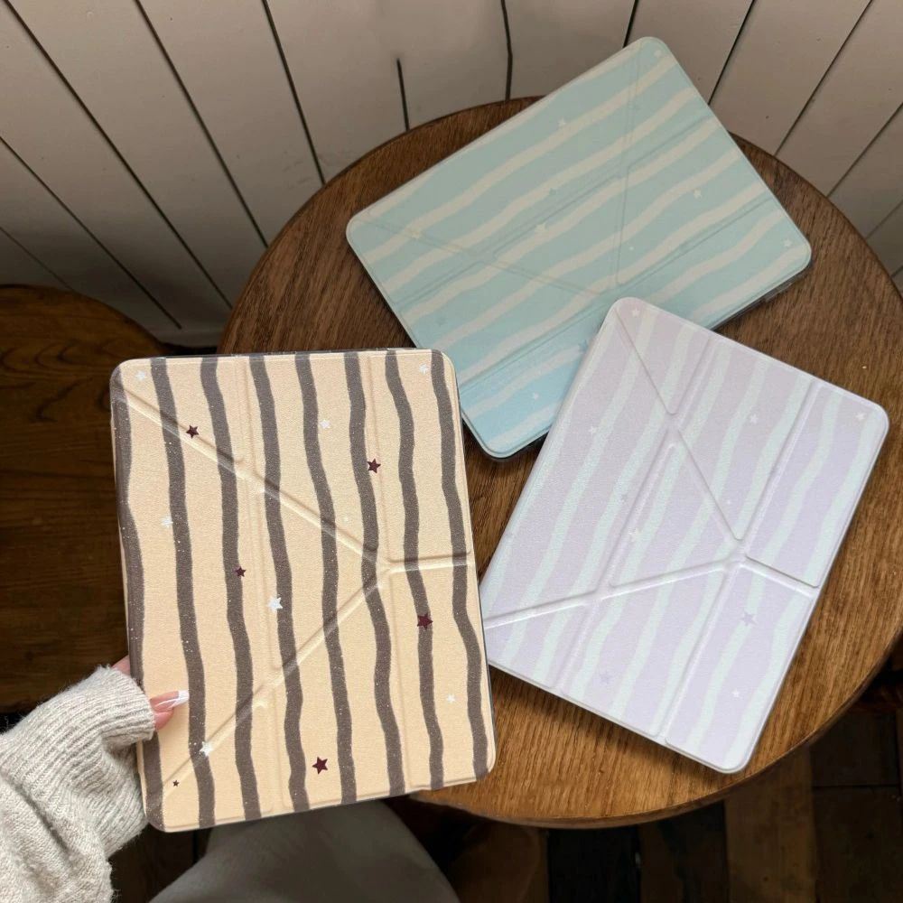 Colorful Stripe SNew Tablet Case For iPad Pro 11 12.9in 13 M4 M5 Case 9.7 10.2 5/6th 7/8/9 11th Mini Air 3 4 5 6 7 Cover