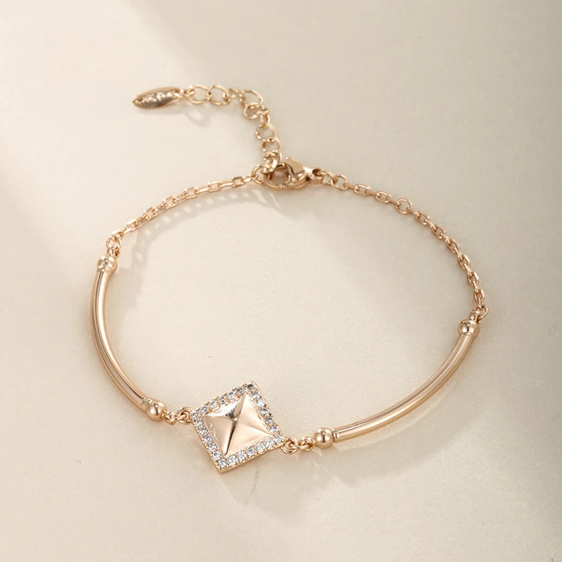 

Geometric rhombus half bracelet bracelet simple temperament bracelet for women