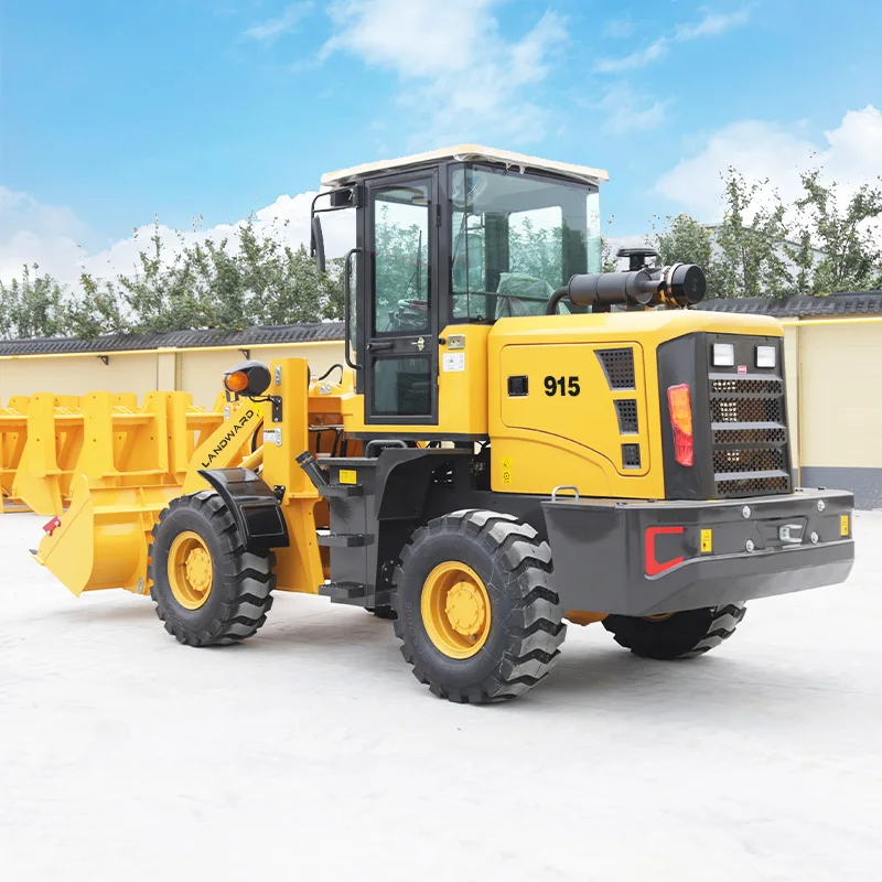 LANDWARD Customized 2 Ton Mini Front End Loader Electric Wheel Loader Agriculture Construction Euro 5 Wheel Small 3 Ton Loaders