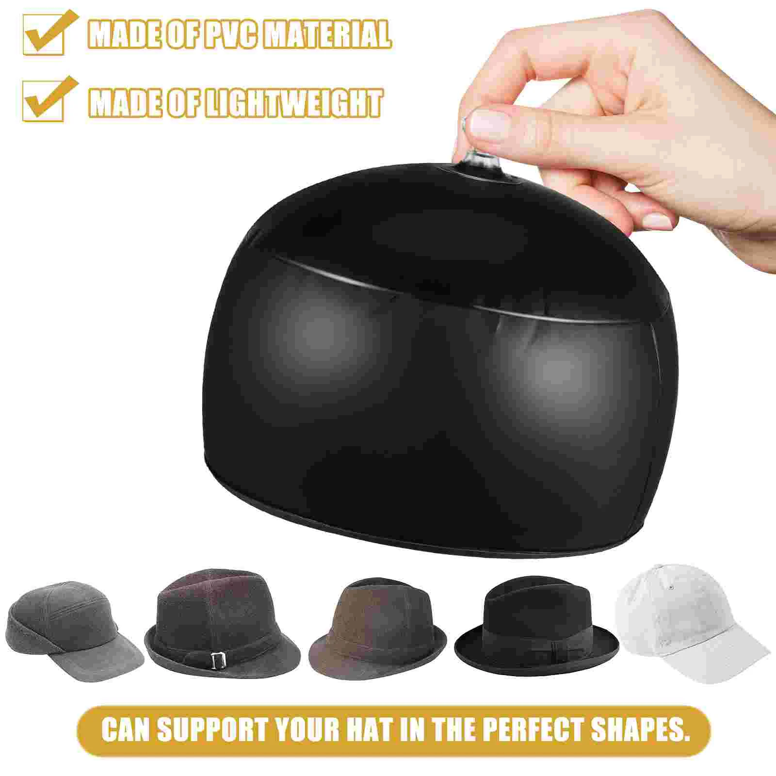 Hat Support Inflatable Caps Holders Stand Stretcher Storage Plastic Dome Pvc Child Baseball