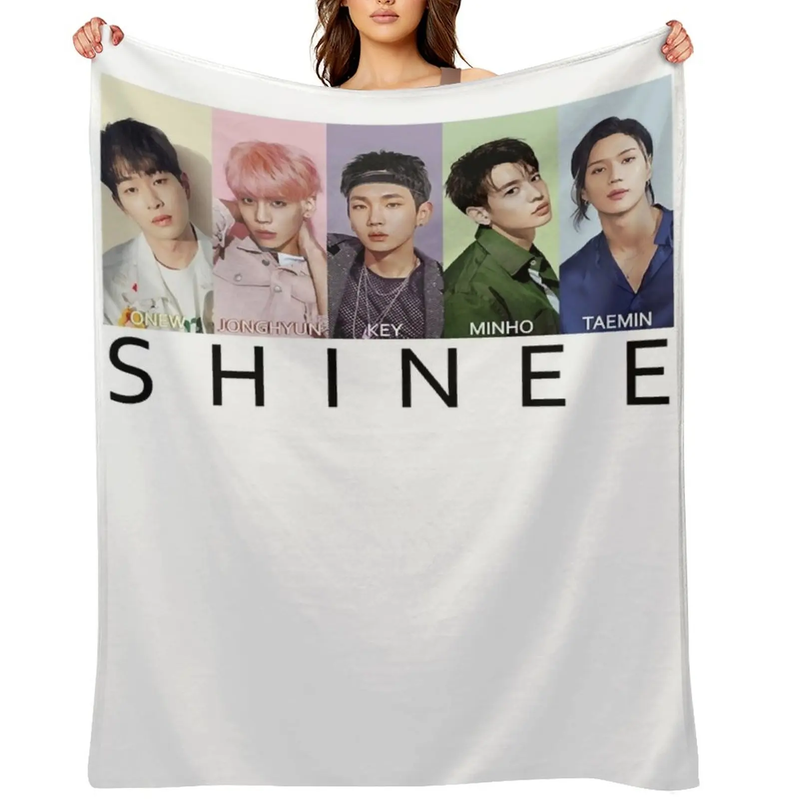 

SHINee (group) 5 Throw Blanket Giant Sofa Summer Beddings Summer Vintage Blankets