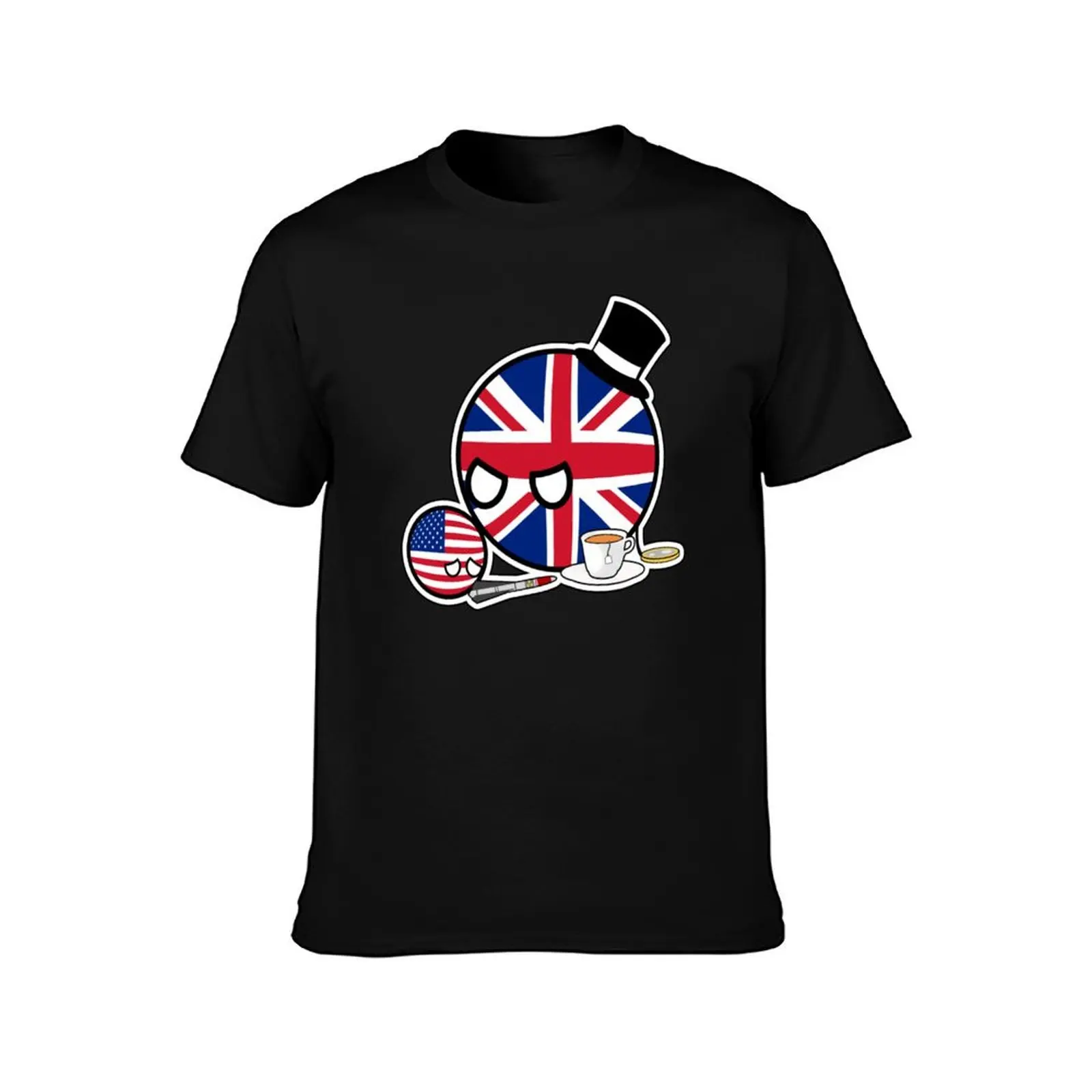 Scolding UKball USAball Polandball Countryball T-Shirt summer top cheap stuff fitted t shirts for men