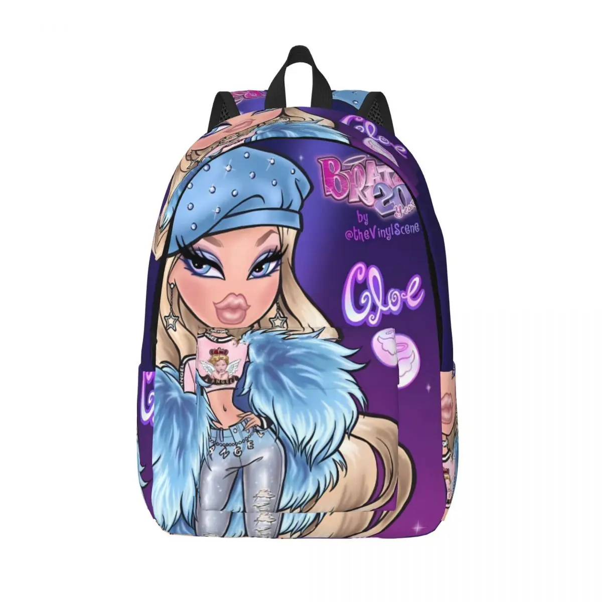 

Bratz Girl Cartoon Backpack Cute Daily Backpacks Male Aesthetic School Bags High Quality Big Rucksack