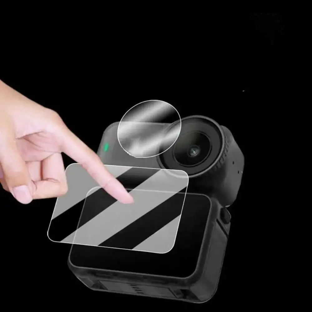 Tempered Glass Screen Protector Anti-scratch Ultra-HD Lens Film 9H Protective Films for DJI Osmo Nano Action Camera Accessories