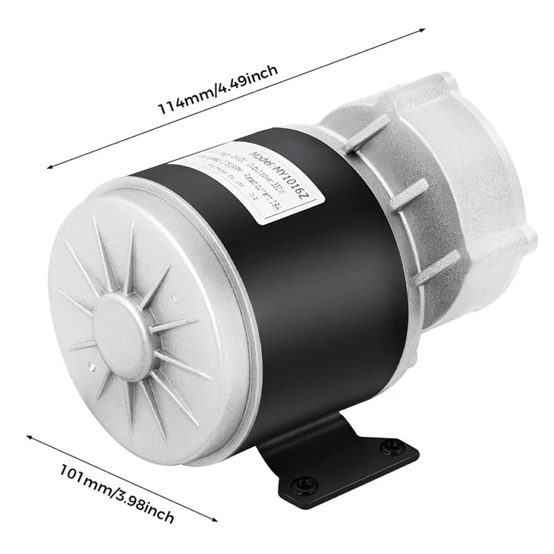 Moteur électrique de réduction AB61-Gear 24V 250W avec pignon à 9 dents pour Scooters Ebike et Mini vélos