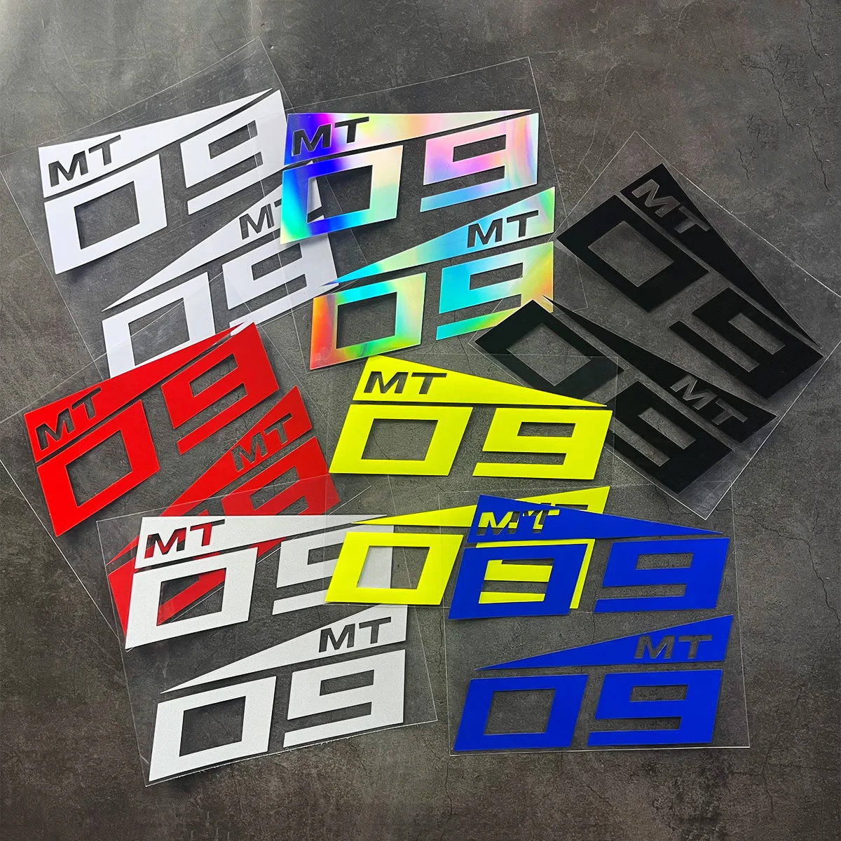 MT Logo Sticker Waterproof Motorcycle Body Fuel Tank Scooter Vinyl Decal for Mt-09 MT09