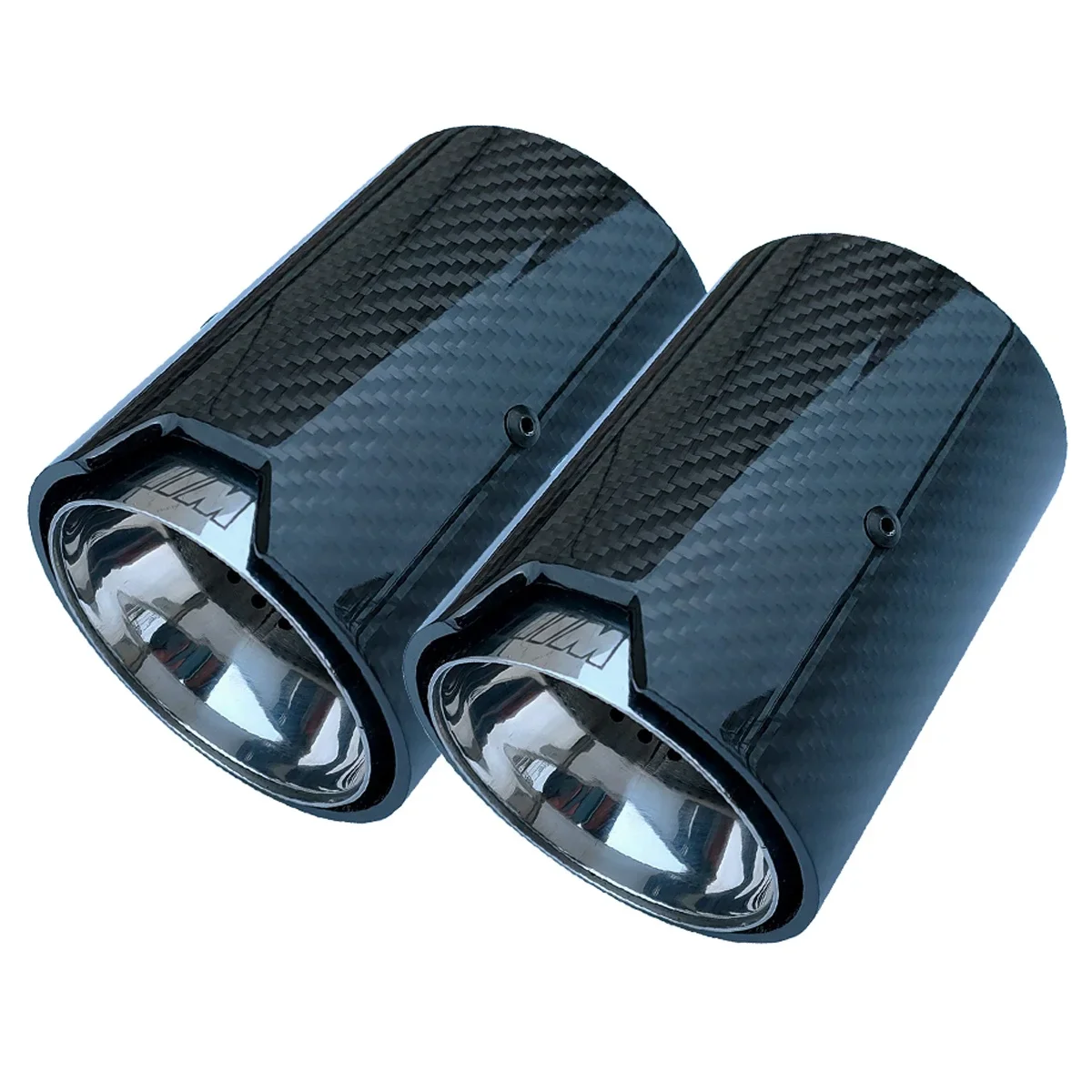 1 Piece M Performance Carbon Fiber Exhaust Tip For BMW M2 F87 M3 F80 M4 F82 F83 M5 F10 M6 F12 F13