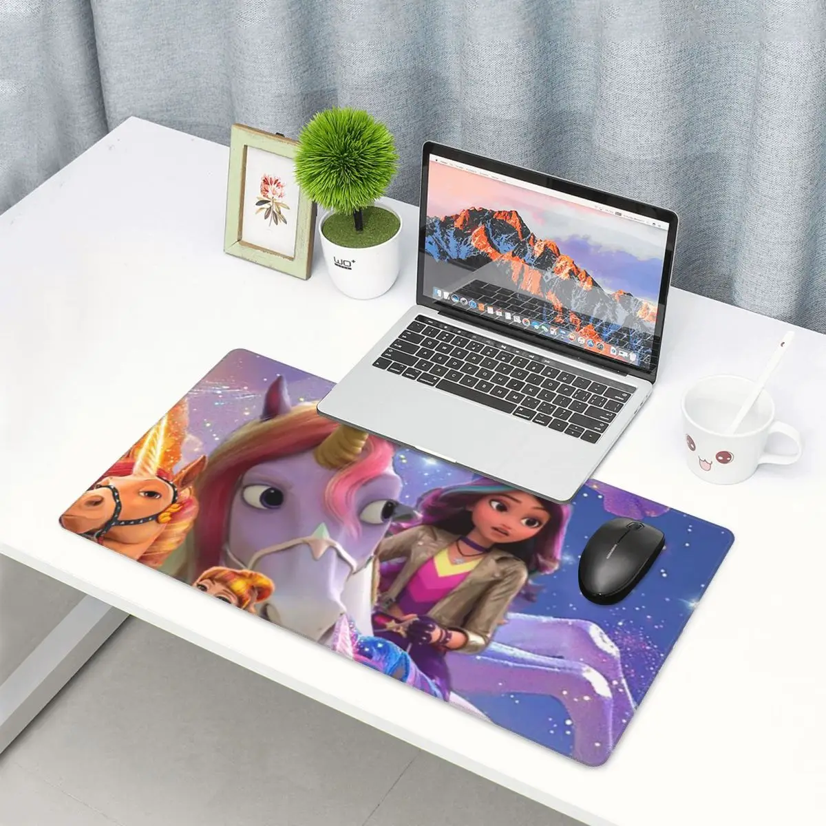 

Large Mouse Pad Unicorn Academy Gamer PC Laptop Mats Keyboard Carpet Computer Gaming Office Accessories Desk Mat