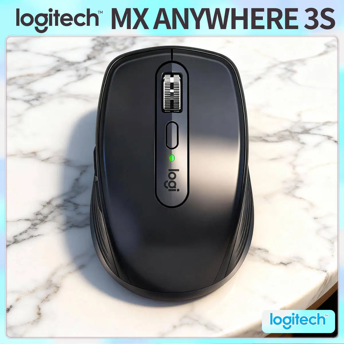 

Logitech MX Anywhere 3S Wireless Mouse Portable Silent Click Multi-Device for Office Travel