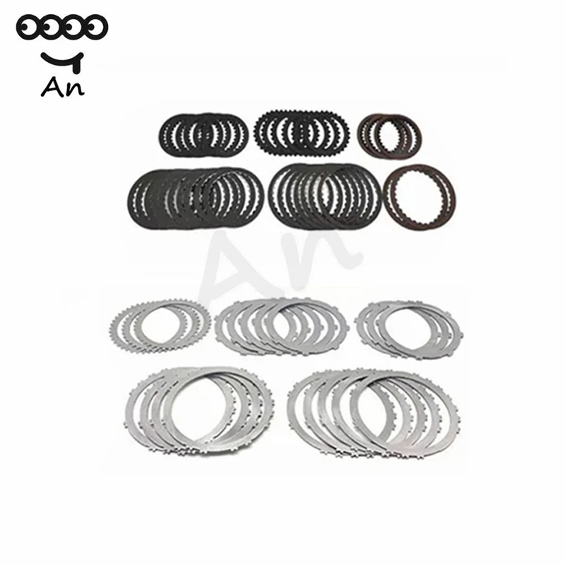 

62TE Transmission Gearbox Clutch Rebuild Friction Plates Steel Kit for Chrysler Dodge