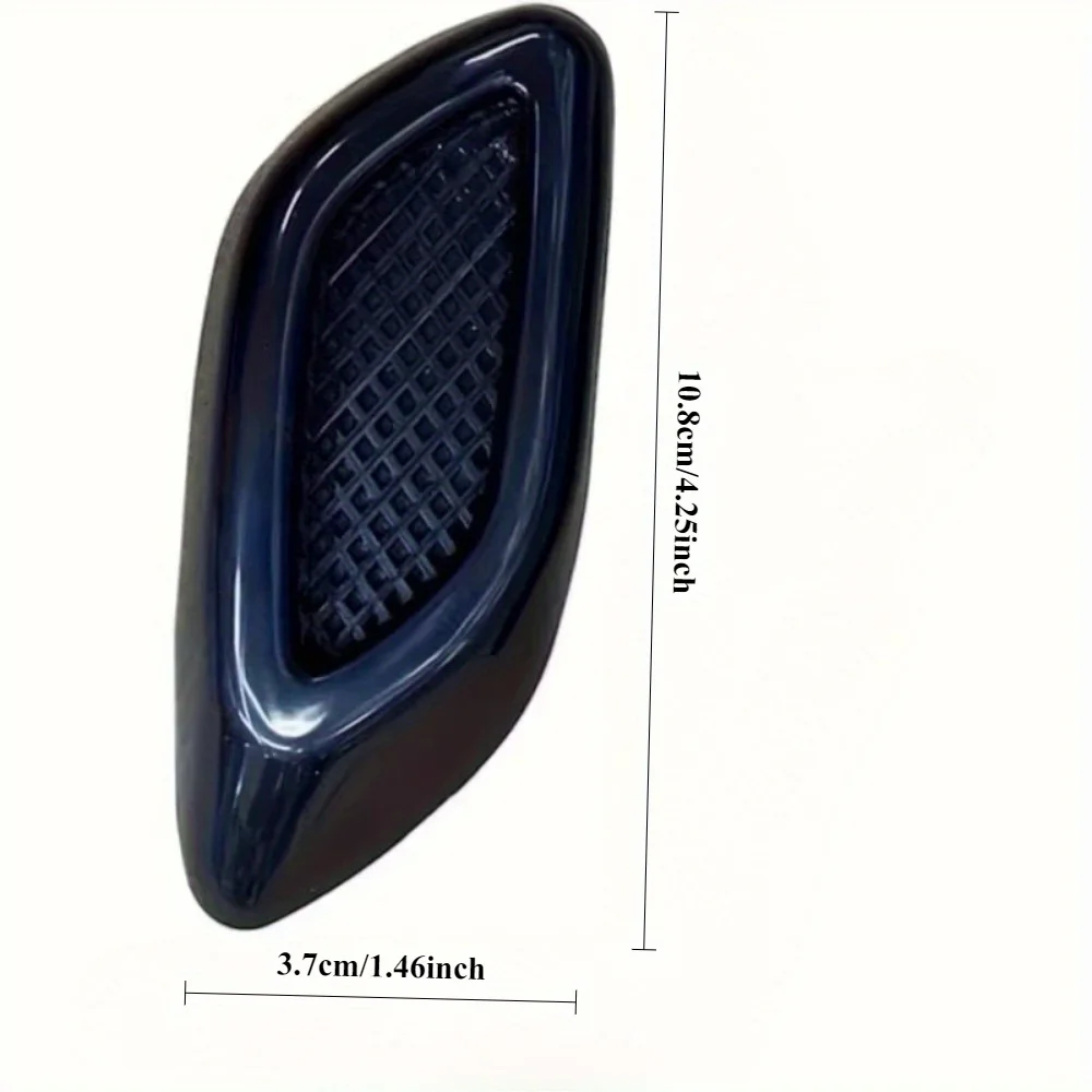 2pcs Car Fender Trim Decorative Intake Universal Auto Air Flow Bumper Side Vent Decal