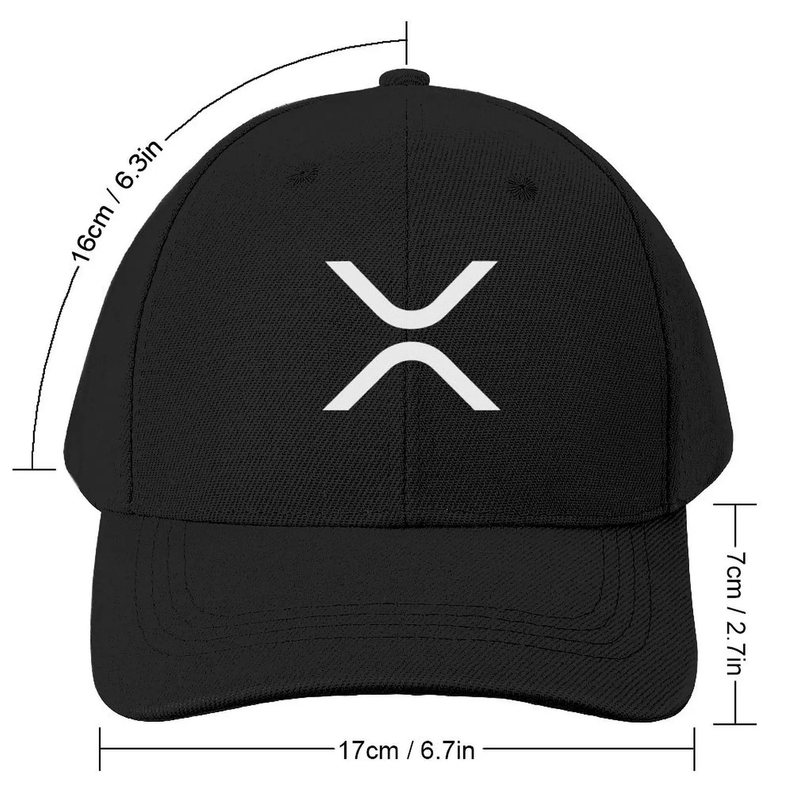 XRP cryptocurrency - XRP Baseball Cap Thermal Visor custom Hat Snapback Cap Men Golf Wear Women's