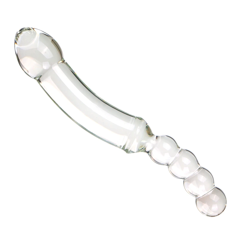 VaHppy Glass Dildo Artificial Penis Large 3.5--5.5cm 1004g Masturbators for Women Large 3.5--5.5cm Sex Toys Fist shape Anal Plug