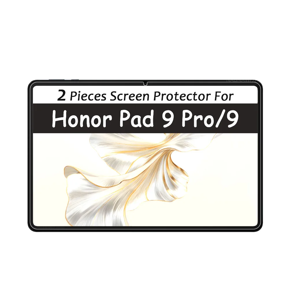 Protecteur d'écran Ultra clair, 2 pièces, revêtement d'huile, Film dur HD, verre trempé anti-rayures pour Honor Pad 9 Pro /9 12.1 pouces