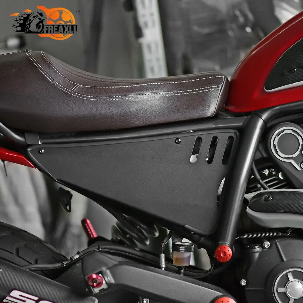 For Ducati Scrambler 800 Motorcycle Rear Frame Seat Cushion Cover Panels Mid frame Protector Guard Fairing Scrambler800