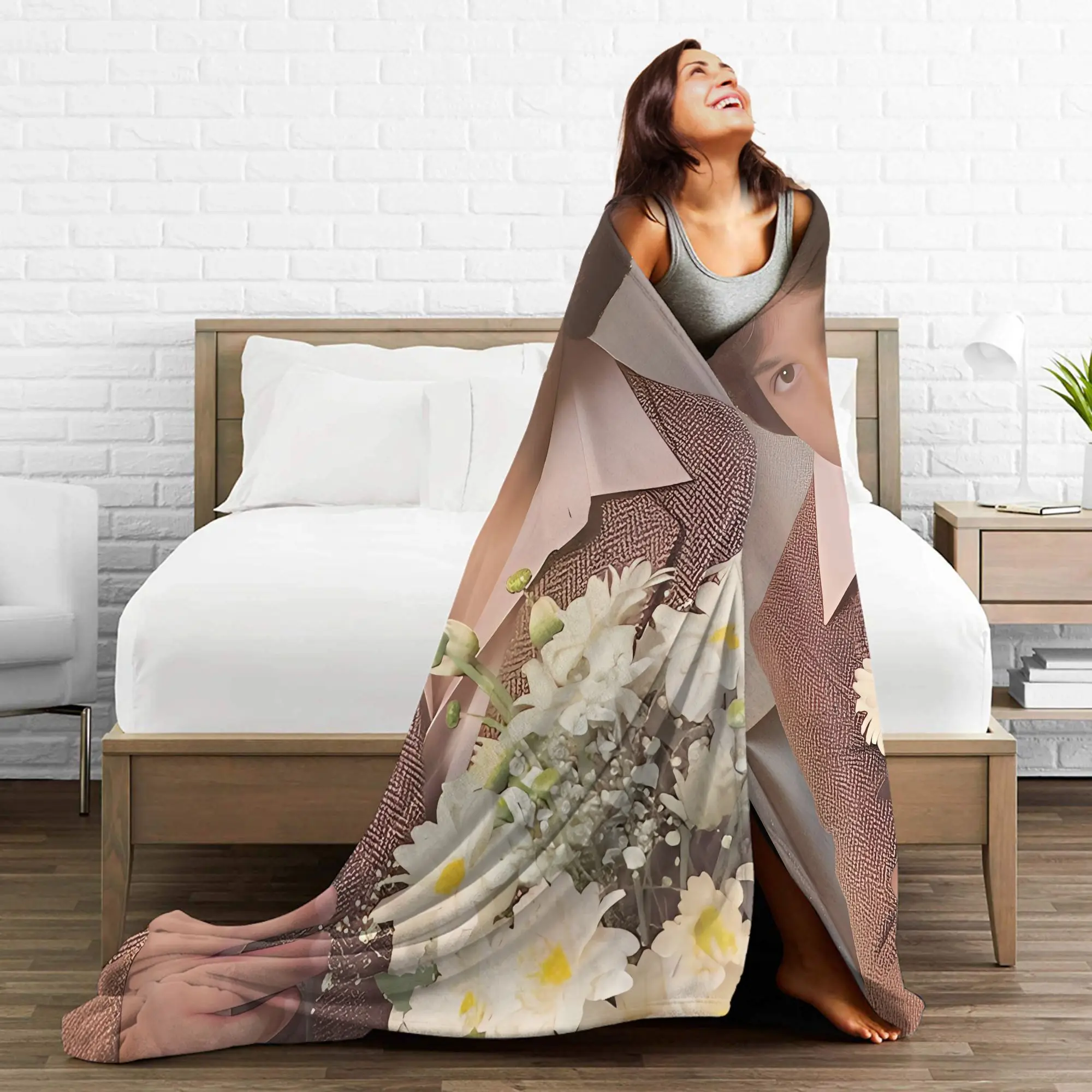 رالف ماخيو البطانيات سوبر لينة الشارع الاتجاه أفخم الفراش يلقي للأطفال في الهواء الطلق الفانيلا المفرش غطاء السرير #5