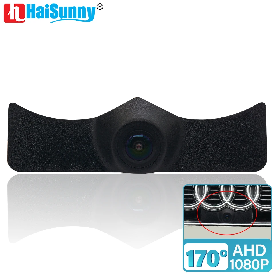 

HaiSunny HD 170° Night Vision Car Front View Camera For Audi A4L 2020 2022 2023 Waterproof Fisheye Lens AHD 1080P Camera