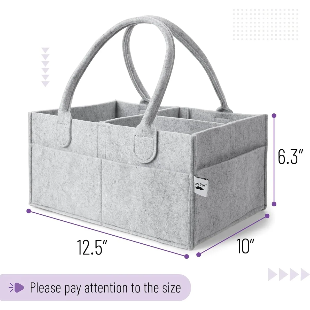 منظم علبة حفاضات الأطفال المحمول، تخزين مقعد السيارة لطاولة تغيير الحضانة