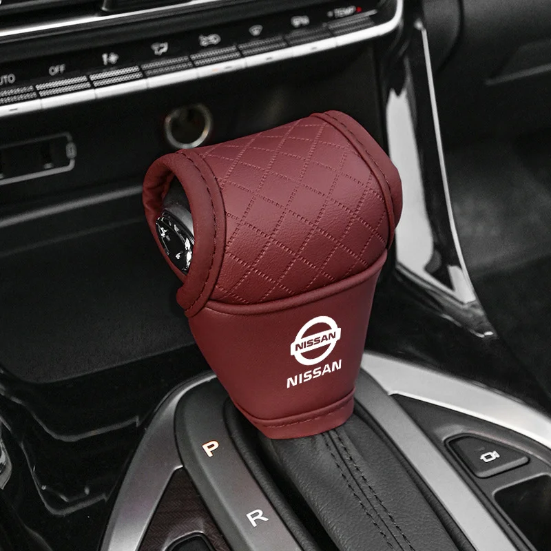 Car Gear Shift Hoodie Covers Non-Slip Shift Knob Cover Gear Handle Decoration For Nissan Qashqai X-Trail T32 T31 Juke J10 Nismo