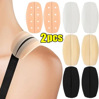 2/4 pezzi cuscinetti per tracolla antiscivolo in silicone cuscinetti per tracolla per reggiseno morbido femminile supporto per sollievo dal dolore spalline per reggiseno per donna